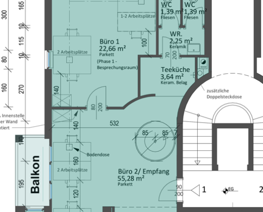 Rarität: Vermietetes Büro in Nonntal