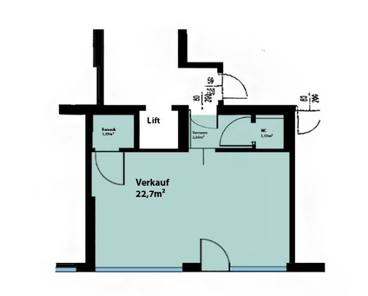 Klein in Frequenzlage