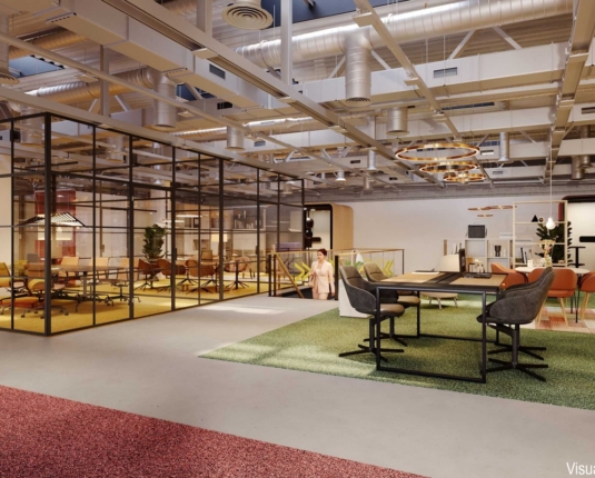 Stylische Büro- und Ausstellungsflächen