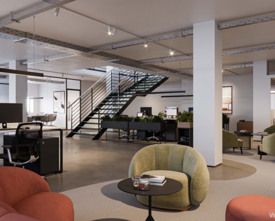 Stylische Büro- und Ausstellungsflächen