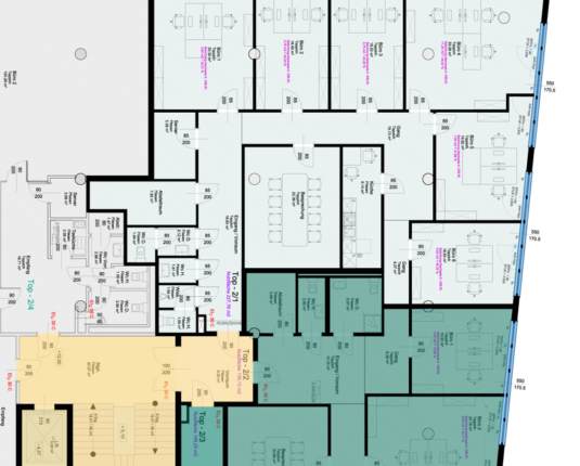 Büro mit Raum für Ideen
