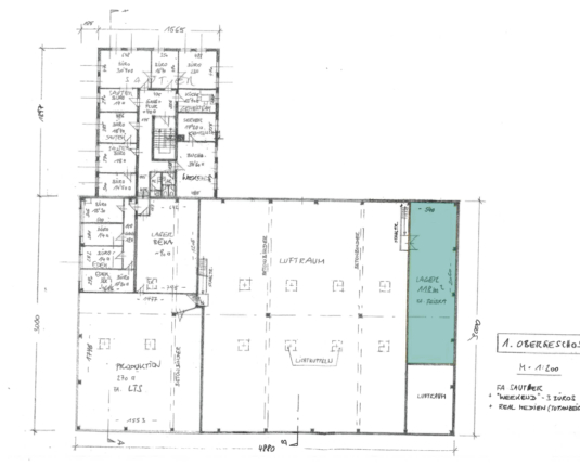 Hallenflächen mit Büros in Liefering zu vermieten