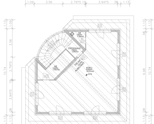Repräsentative Gewerbeflächen mit ausgezeichneter Werbemöglichkeit zur Autobahn