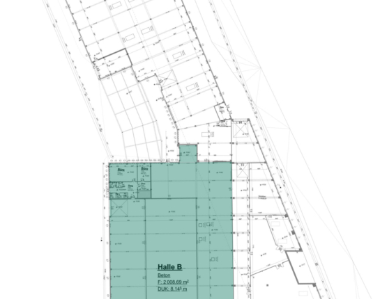Großzügige Lagerhalle mit Büroanteil in verkehrsgünstiger Lage