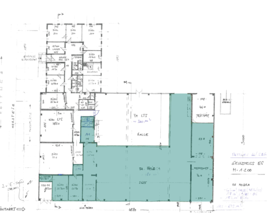 Hallenflächen mit Büros in Liefering zu vermieten