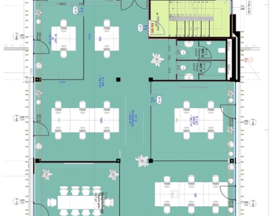 Moderne Bürofläche in Sam