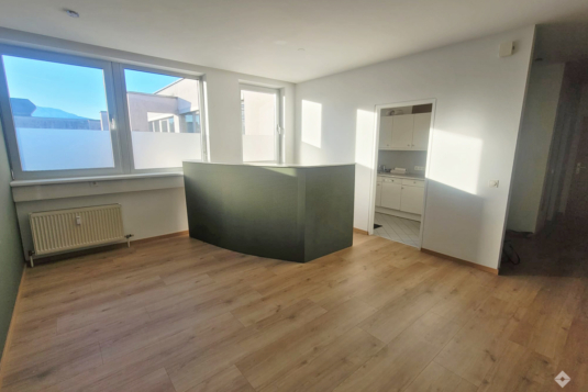 Helles Büro mit effizienter Raumaufteilung