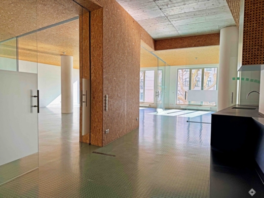 Helle, stylische Büroeinheit mit offener Raumgestaltung im Andräviertel