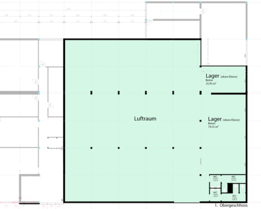 Zentral gelegene Gewerbeliegenschaft mit Halle und Büro-/Showroomflächen