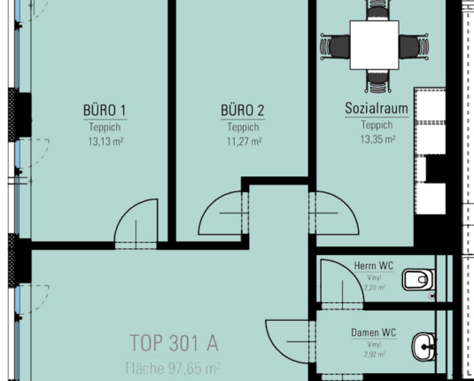 Modernes Büro in zentraler Lage