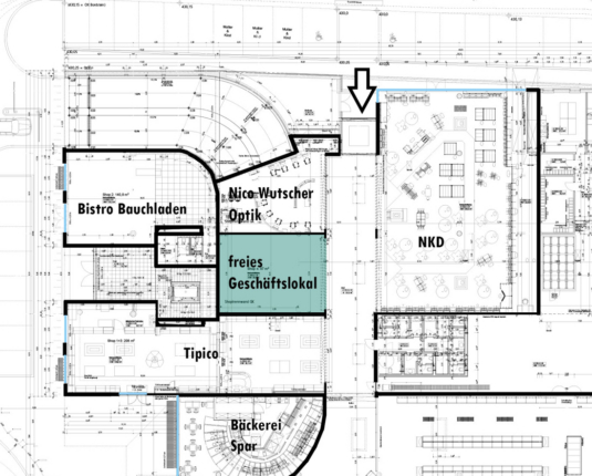 Geschäftslokal in beliebter Einkaufspassage