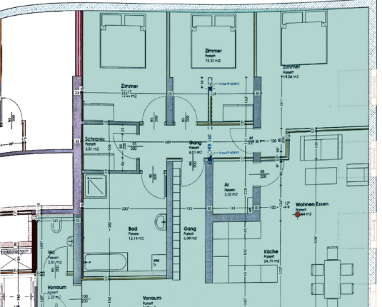 Lichtdurchflutete Wohnung im Kern von Thalgau