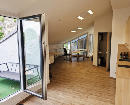 Bürofläche im Dachgeschoss mit 2 Terrassen