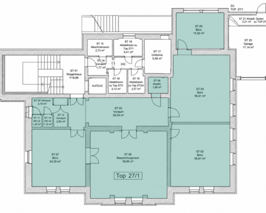 Luxuriöse Bürofläche im Herzen von Salzburg