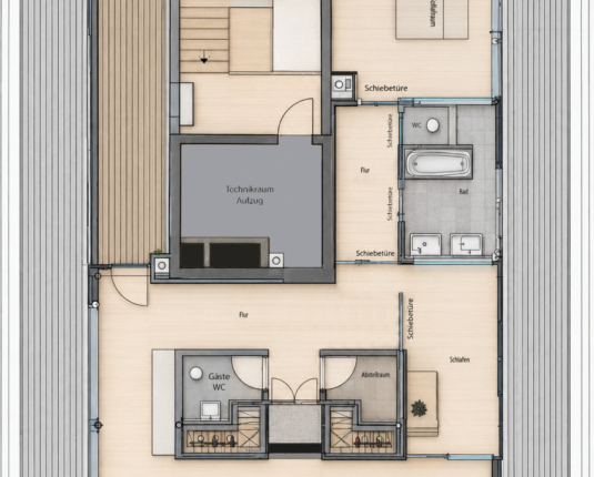 Exklusive Dachgeschosswohnung mit 270°-Terrasse und beeindruckendem Festungsblick