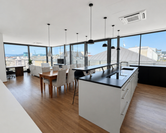 Exklusive Dachgeschosswohnung mit 270°-Terrasse und beeindruckendem Festungsblick